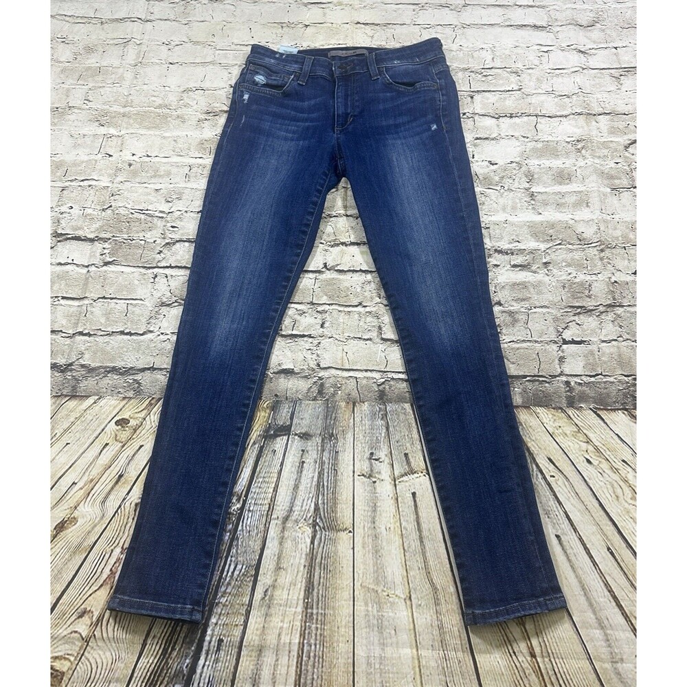 Joe's Jeans Women's 26 Blue Mid Rise Curvy Skinny Ankle Pants Rockstar - Picture 2 of 13
